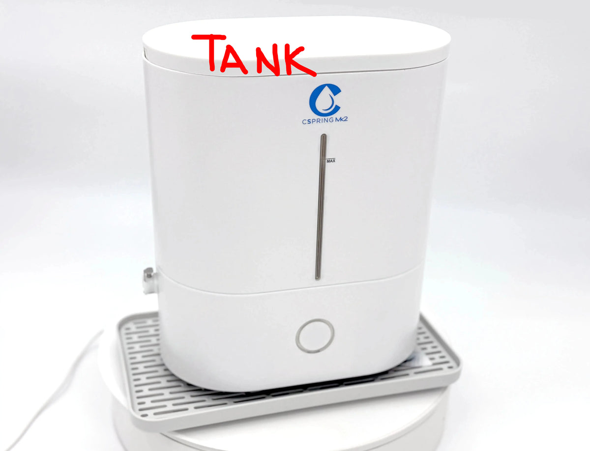 Spill protection tray for CPAP & CSpring
