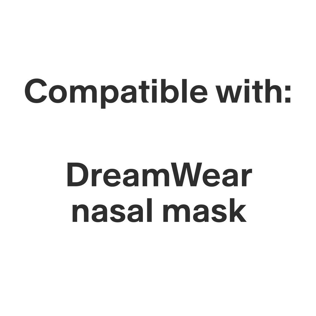 Compatibility graphic for Philips Respironics DreamWear nasal mask.