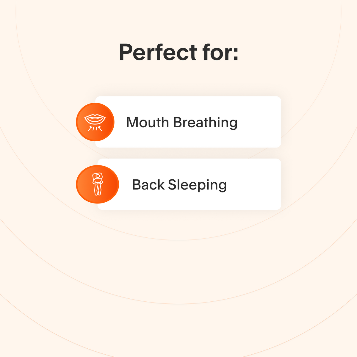 This mask is perfect for mouth breathers who sleep on their back.
