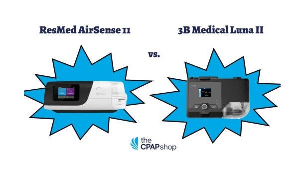 ResMed AirSense 11 vs 3B Luna II CPAP Machine Comparison 