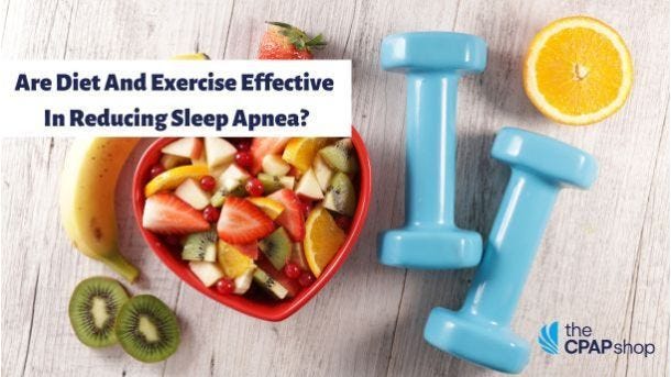 diet and exercise for sleep apnea