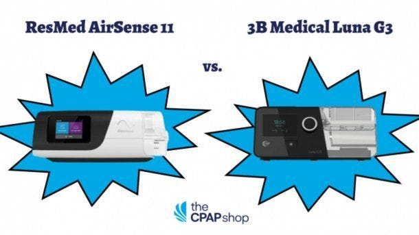 ResMed AirSense 11 vs 3B Medical Luna G3 Comparison