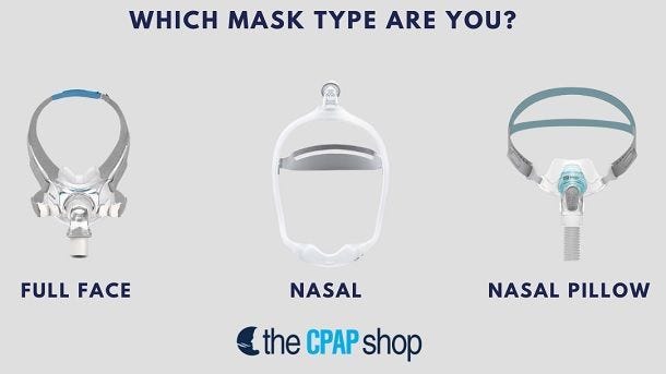 cpap masks nasal full face pillow