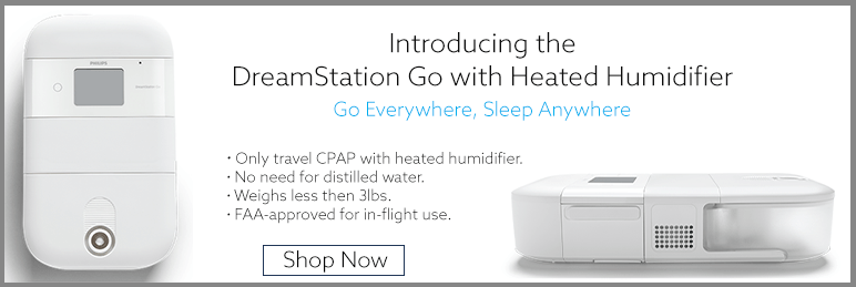 DreamStation Go with Heated Humidifier now available at The CPAP Shop.