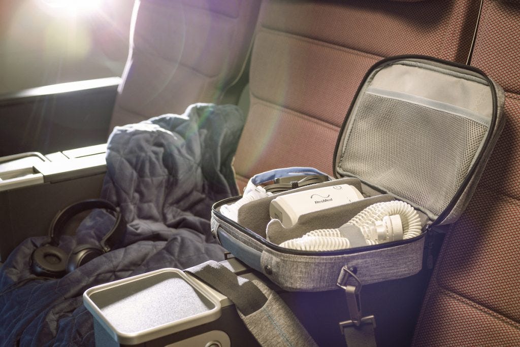 This travel briefcase keeps your CPAP machine and other carry-on essentials organized and ranks high on our list of gifts for dad.