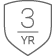3 Year Warranty