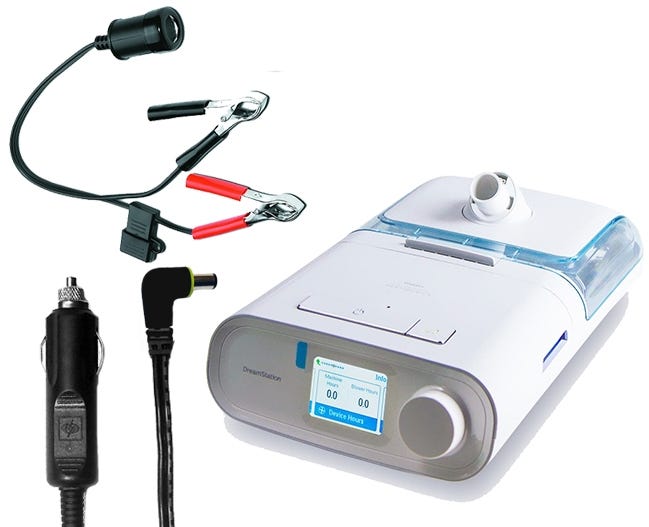 Shielded DC Power Cord System for Respironics DreamStation/DreamStation 2