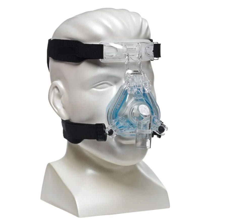 Respironics ComfortGel Blue Nasal CPAP Mask with Headgear - The CPAP Shop