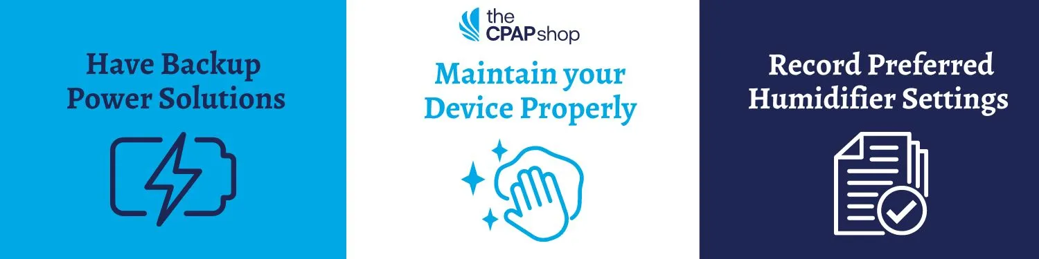 Tips for Weather Related CPAP Issues