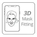 3D Mask Fitting Icon