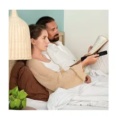 couple lying in bed